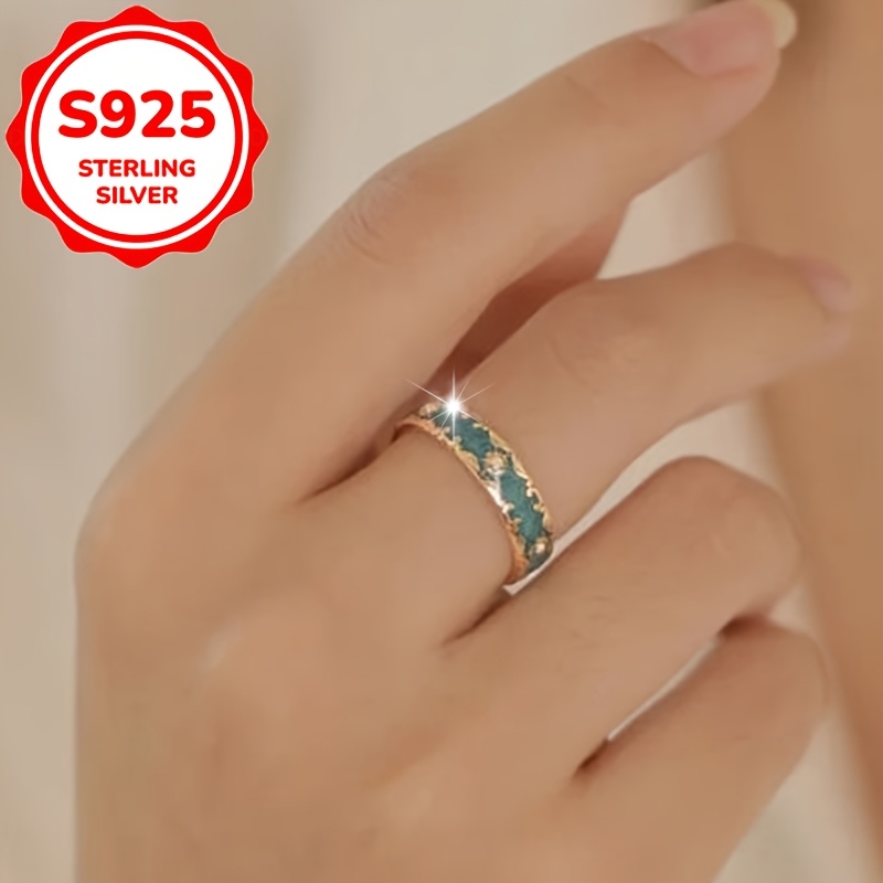 Women's Elegant Pattern S925 Ring, Exquisite Gift